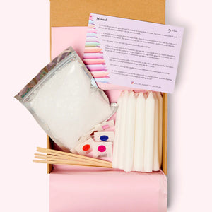 DIY Box Dip Dye Kerzen - Pastell Edition