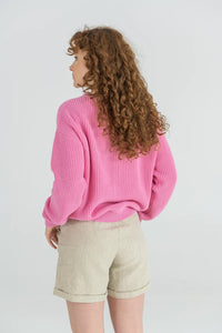 Story of Mine Strickjacke aus Biobaumwolle *pink*