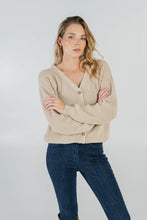 Lade das Bild in den Galerie-Viewer, Story of Mine Strickjacke aus Biobaumwolle *sand*
