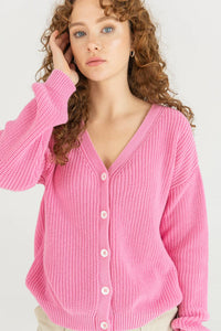 Story of Mine Strickjacke aus Biobaumwolle *pink*