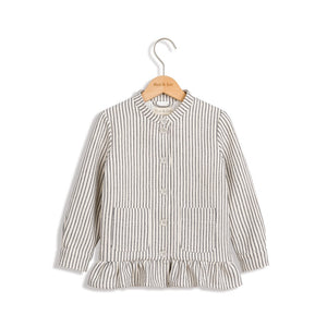 Roe & Joe Jacke N1° *Ecru/Navy Gestreift*