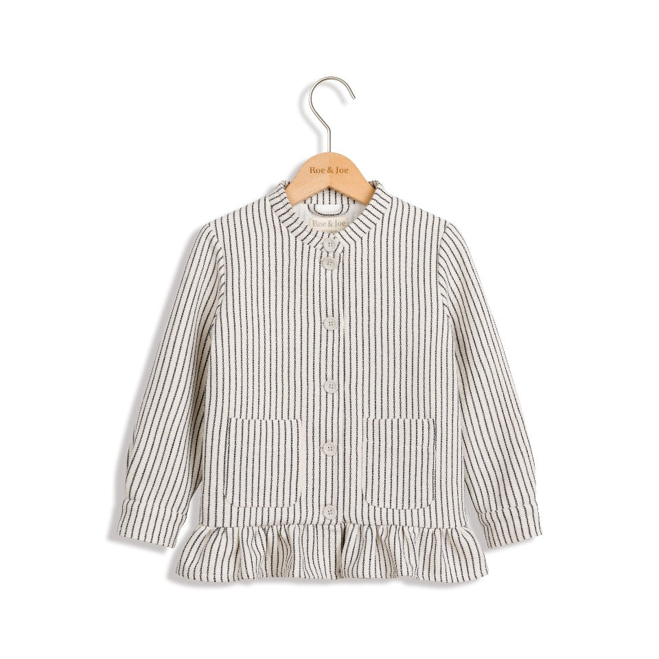 Roe & Joe Jacke N1° *Ecru/Navy Gestreift*
