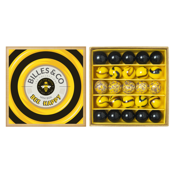 Billes & Co Mini Murmeln Box *Bee Happy*