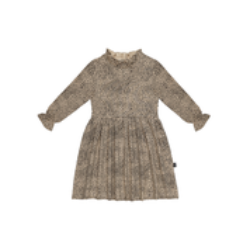 House of Jamie Kleid mit Rüschenkragen *Little Leopard*