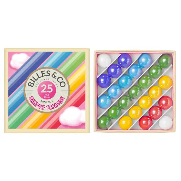 Billes & Co Mini Murmeln Box *Rainbow Paradise*