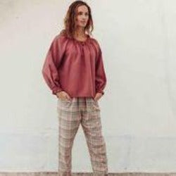 LiiLU Women Bluse Nala *Light Mahogany*