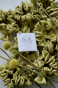 Seiden Scrunchie *Pistachio*