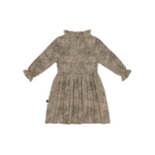 Lade das Bild in den Galerie-Viewer, House of Jamie Kleid mit Rüschenkragen *Little Leopard*
