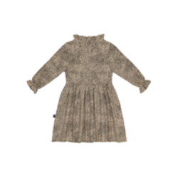 House of Jamie Kleid mit Rüschenkragen *Little Leopard*